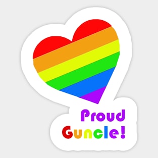 Proud Guncle Sticker